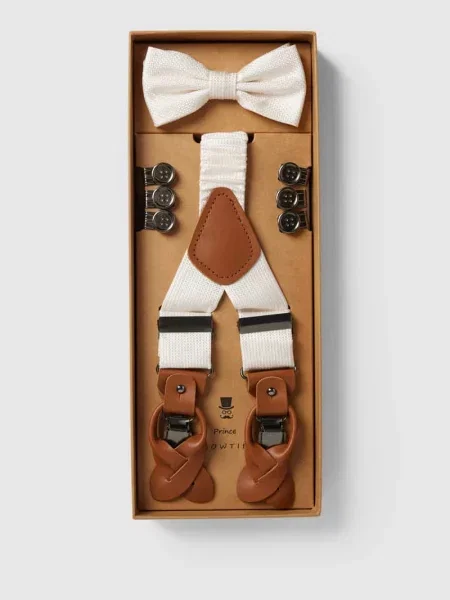 Krawat Prince Bowtie biały