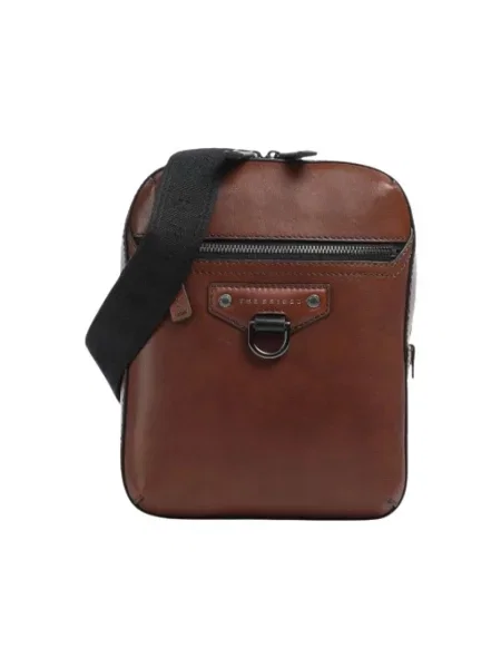 Torba crossbody The Bridge skórzana brązowa