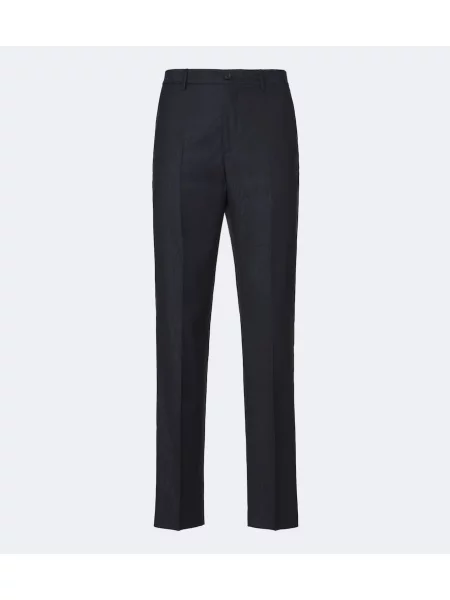 Pantaloni Etro de lână albastru