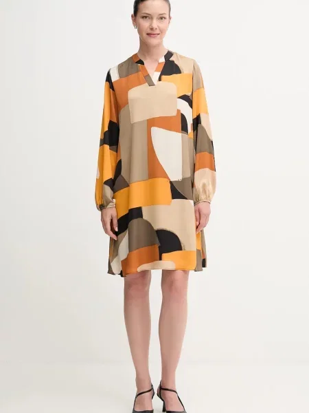 Joseph Ribkoff sukienka mini prosta pomarańczowy