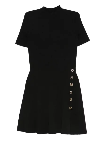 Rochie mini Maje tricotate de costum negru