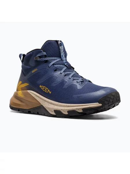 Încălțăminte de trekking pentru bărbați KEEN Targhee Apex Mid Wp naval academy/symphonic susnset