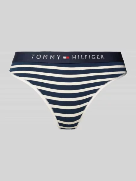 Tommy Hilfiger Stringi granatowy