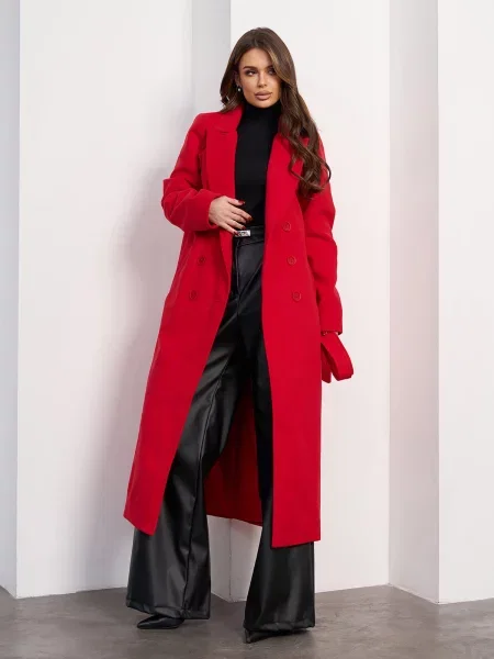 Пальто ISSA Plus червоний