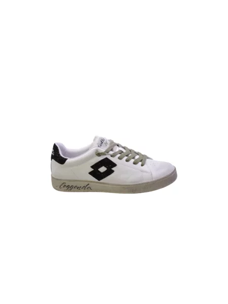 Sneakersy Lotto zamszowe białe