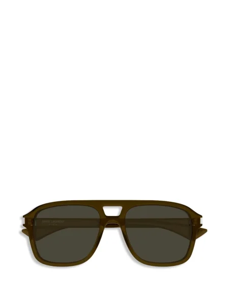 Слънчеви очила Saint Laurent Eyewear кафяво