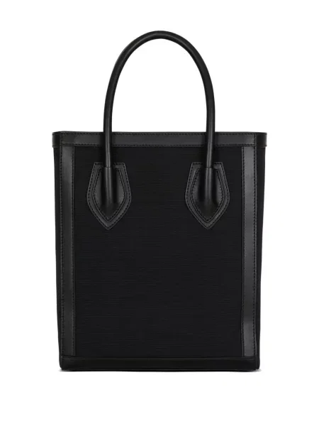 Δερμάτινη δερμάτινη τσάντα Balmain μαύρο