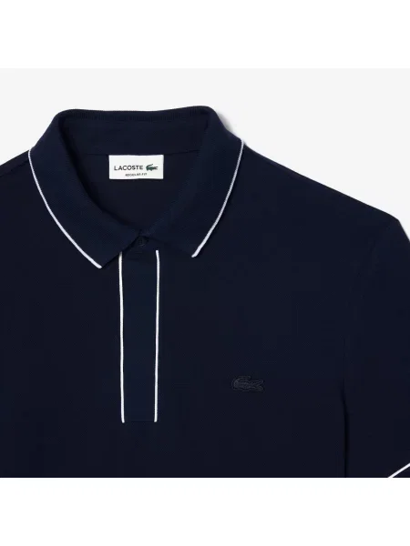 Поло Lacoste синее