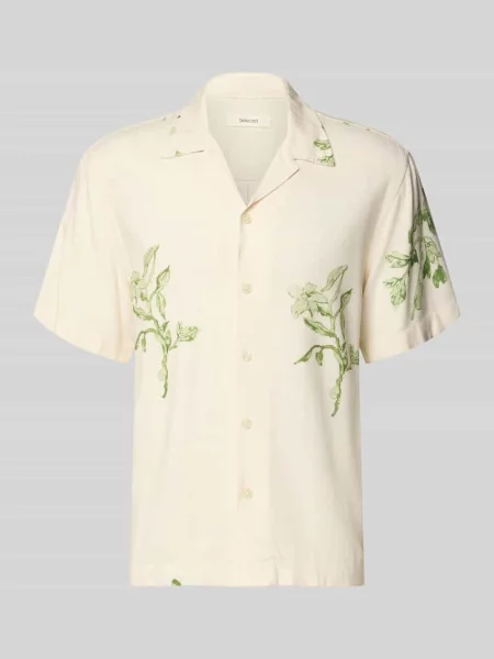 Koszula casualowa o kroju regular fit z czystej model TERRY' Selected Homme biała