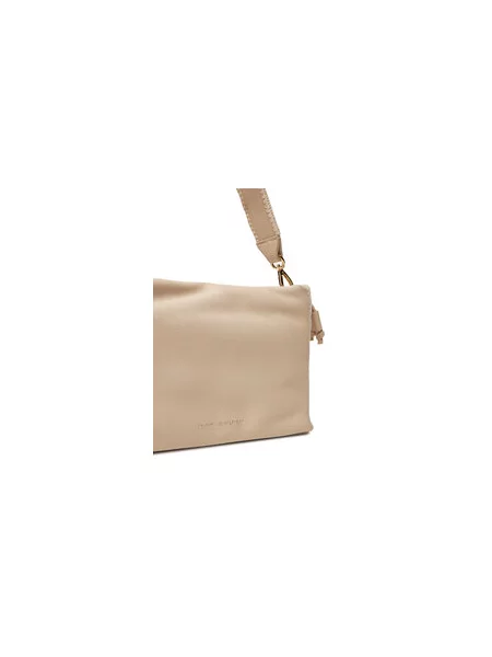 Ročna torba Tommy Hilfiger Th Soft Summer Mini Bucket bež