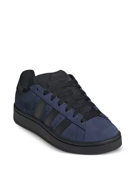 Tricou Adidas cu dungi cu autograf alergare albastru