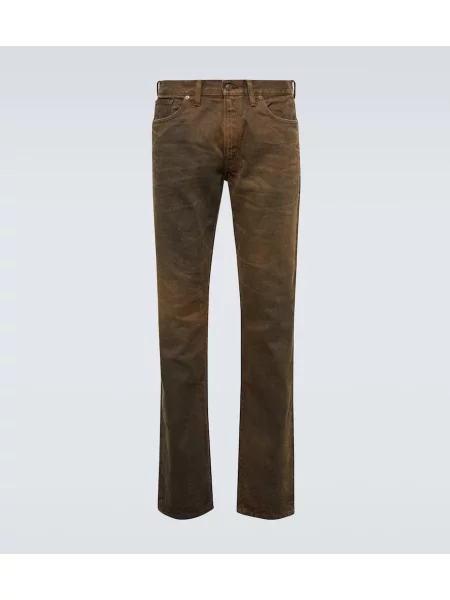 Džíny Rrl se záplatami modré