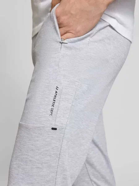 Spodnie dresowe z Model GORDON' Jack & Jones szare