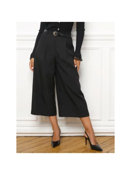 Nohavice La Modeuse čierna