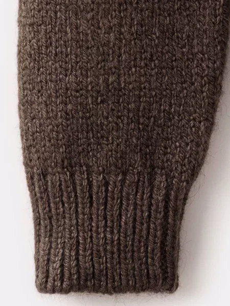 Джемпер MANGO темно-коричневий коричневий