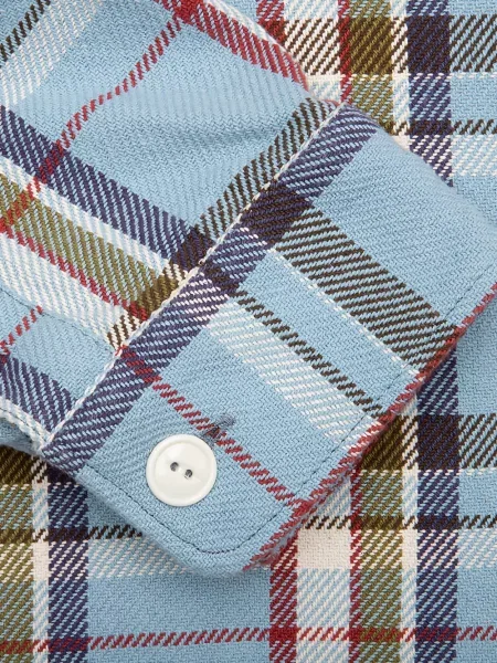 Карирана риза Human Made синьо