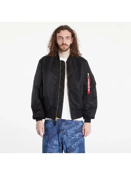 Яке бомбър Alpha Industries със зимна изолация черно