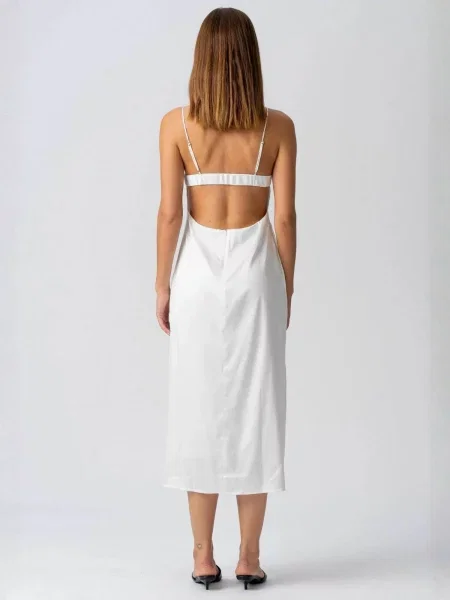 TEESHOPPEN Rochie Elena alb