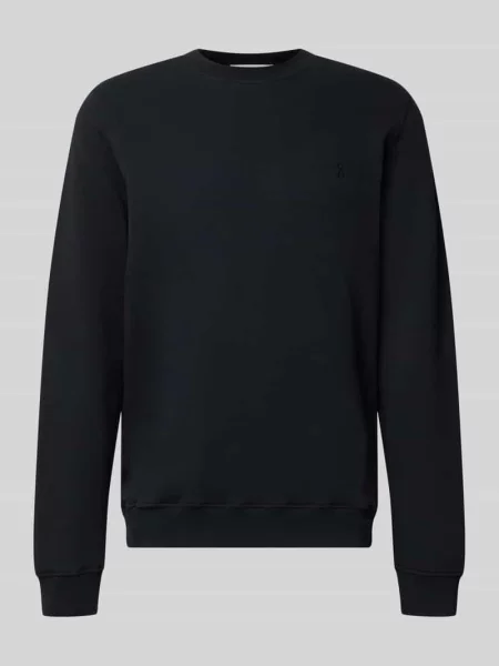 Bluza o kroju regular fit z czystej bawełny model ‘BAARO FLEECE’ Armedangels czarna