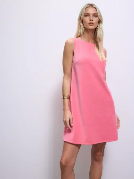 Kostiumas mini mini suknelė Mohito rožinė