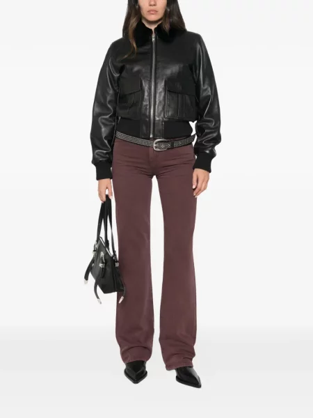 Geanta de piele Isabel Marant negru