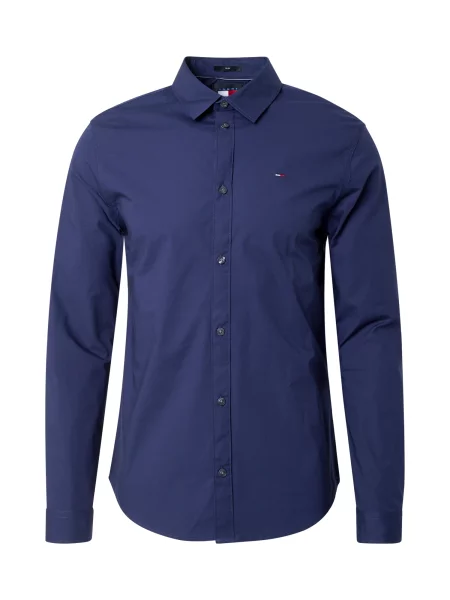 Strečová košile Tommy Jeans bílá