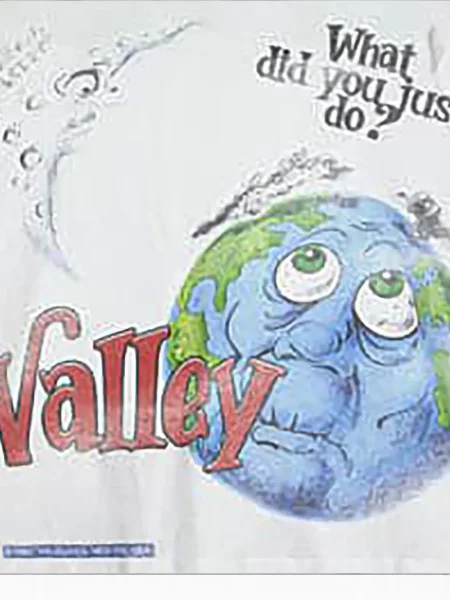 Póló Vale nyomtatás fehér