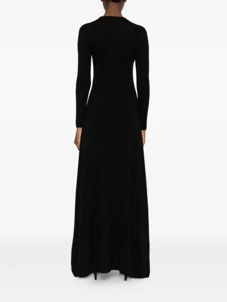 Rochie maxi Tom Ford lungă de costum negru