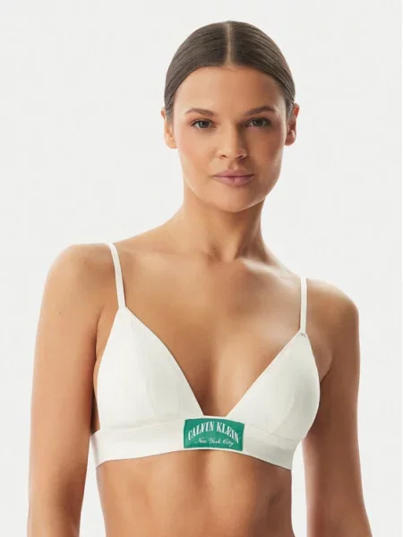 Calvin Klein Underwear Trikotni nedrček Kremna