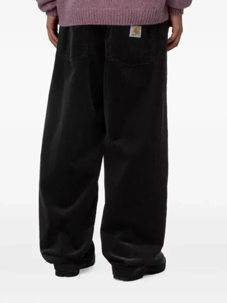 Παντελόνι Carhartt Wip κοτλέ μαύρο