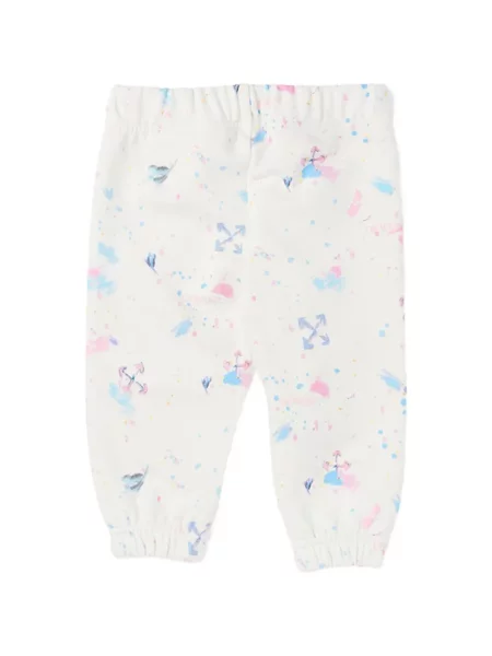 Dětské kalhoty Off-white bílé