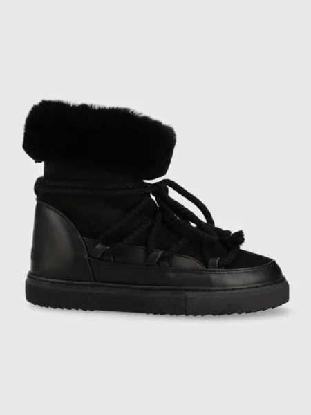 Inuikii bocanci de piele CLASSIC HIGH negru bej