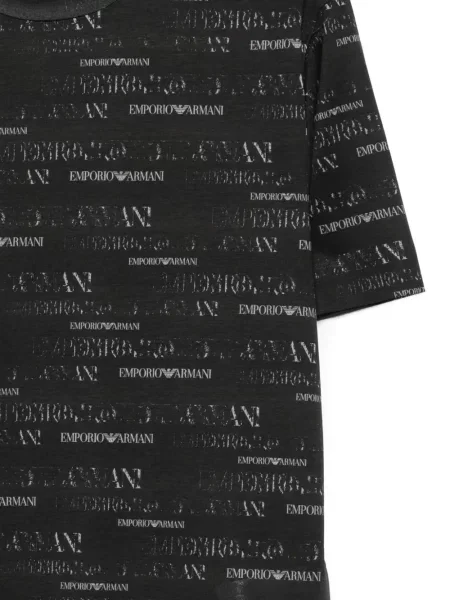 Μπλούζα Emporio Armani με σχέδιο μαύρο