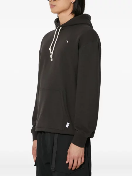 Hoodie Puma με κέντημα μαύρο