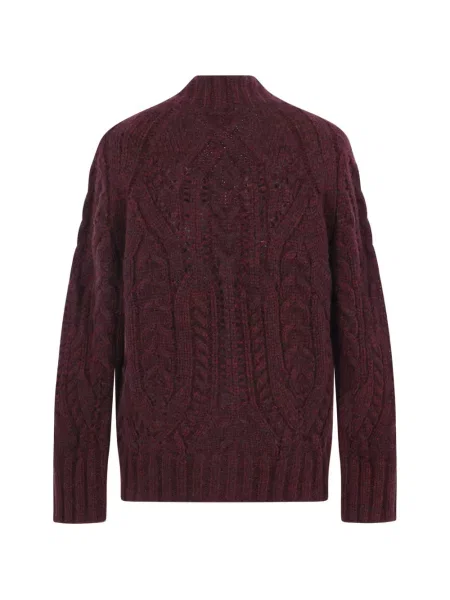Cardigan Ermanno Scervino tricotate roșu