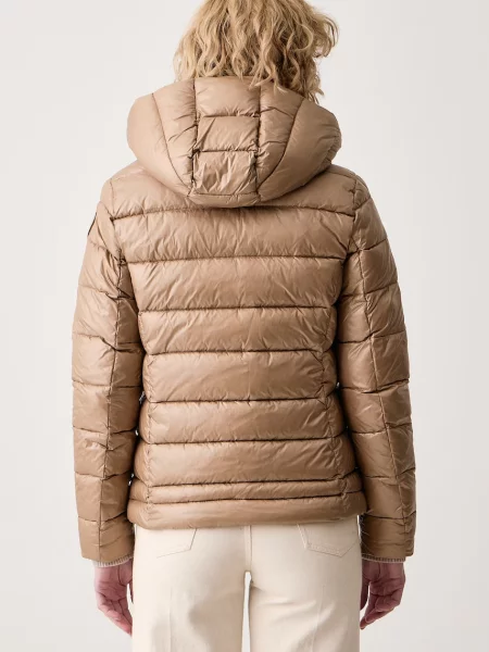 Blauer стьобана куртка