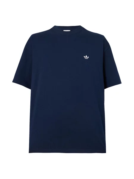 ADIDAS ORIGINALS Tricou Trefoil Essentials bleumarin alb