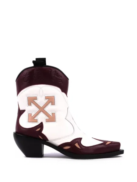 Botine Off-white alb