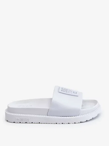 Klapki Big Star Shoes białe