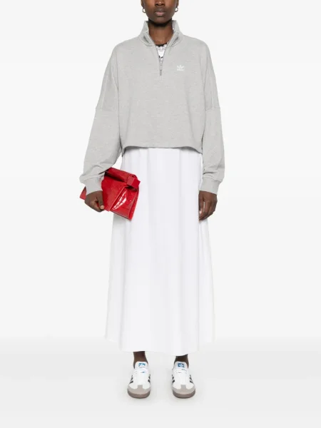 Koszulka Adidas z siateczką do kolan garniturowa niebieska