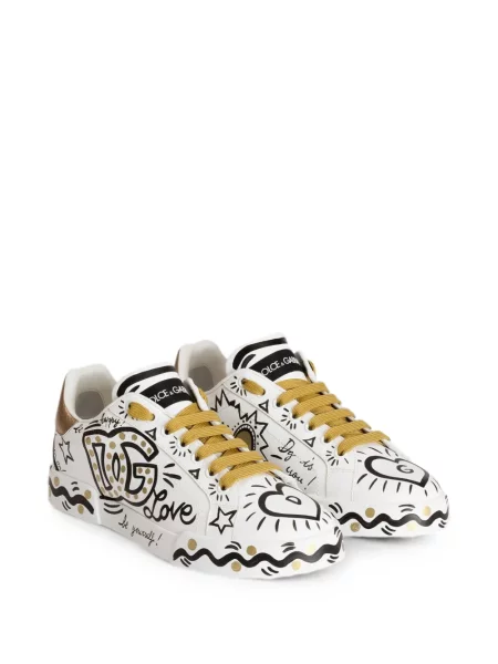 Sneakersy Dolce And Gabbana białe