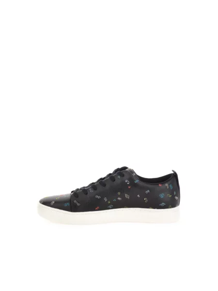 Haftowane sneakersy Ps By Paul Smith skórzane czarne