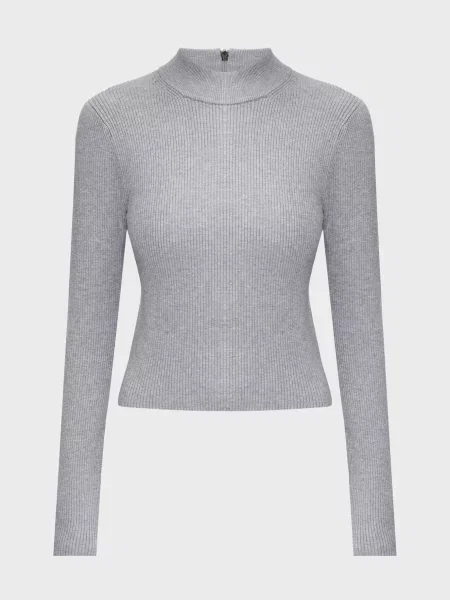 Меланжева водолазка Michael Kors сіра