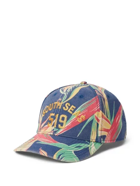 Slip de baie Polo Ralph Lauren cu broderie din piele de căprioară în carouri albastru