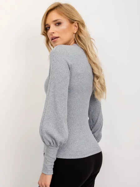 Bluză Fashionhunters gri