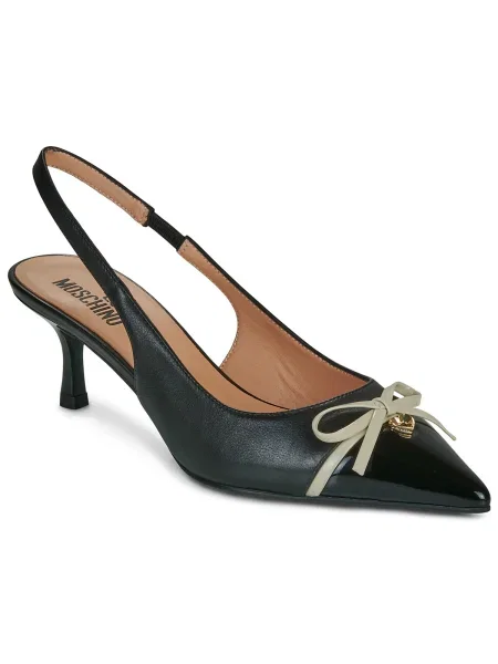Pantofi Love Moschino cu funde negru