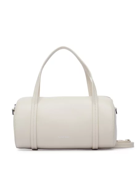 Calvin Klein Ročna torba Foil Logo Small Duffle Bag Kremna