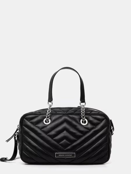 Armani Exchange táska női műbőr fekete