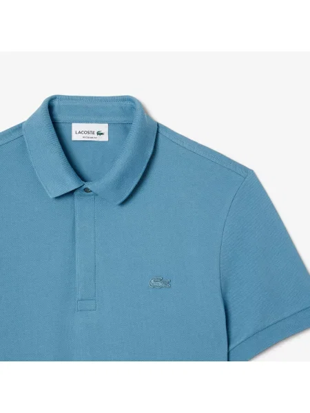 Поло Lacoste голубое