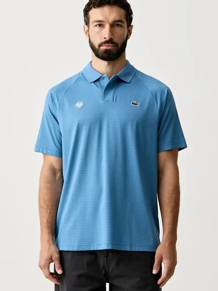 Tricou polo Lacoste albastru